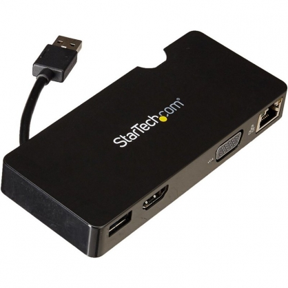 Startech Mini Estacin de Conexin USB 3.0 a HDMI/VGA/Ethernet