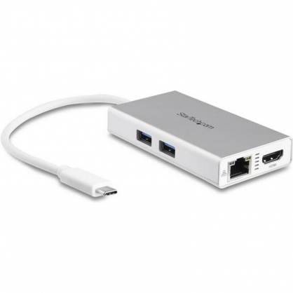 StarTech Adaptador USB-C Multifuncin con Entrega de Potencia HDMI/USB 3.0 Blanco