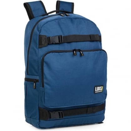 Lois Dilingham Reinforced Backpack for Laptop up to 15.6 & quot; with USB and MiniJack Navy Blue