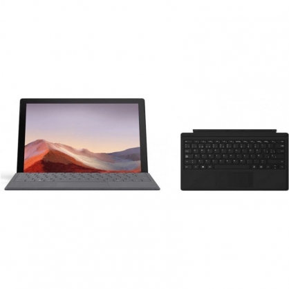 Microsoft Surface Pro 7 Intel Core i5-1035G4/8 GB/256 GB/12.3" Negra + Surface Pro Cover Funda con Teclado Negra