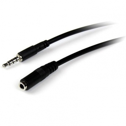 Startech Cable Alargador de Auriculares Minijack Macho/Hembra 1m