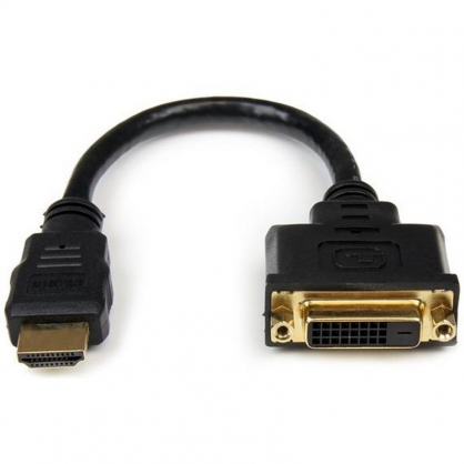 Startech HDMI Macho a DVI-D Hembra 0.2m