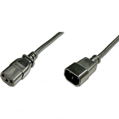 Digitus Cable de Alimentacin C13/C14 1,2m Negro