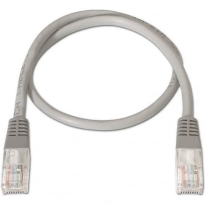 Aisens Cable de Red RJ45 UTP AWG24 Cat.6 Libre de Halgenos 50cm Gris