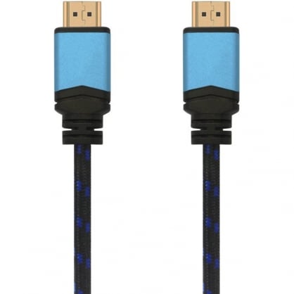 Aisens Cable HDMI 2.0 Premium 4K 60Hz 18Gps Macho/Macho 1m Negro/Azul