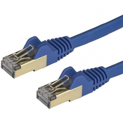 StarTech Cable de Red Snagless Cat 6A 1m Azul