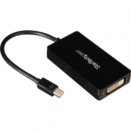 Startech Adaptador Mini DisplayPort a VGA/DVI/HDMI Negro