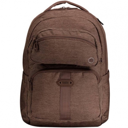 Totto Twin Pack Backpack for Laptop up to 15 & quot; Brown