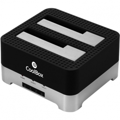 CoolBox Duplicadock 2 Base Duplicadora de HDD y SDD USB 3.0