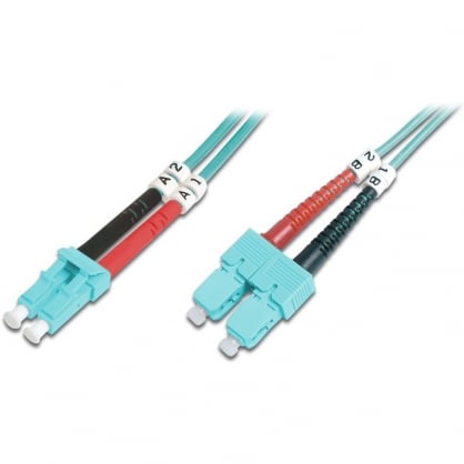 Digitus Cable de Conexin de Fibra ptica Multimode OM3 LC/SC 1m
