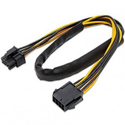 Nanocable Cable Tarjeta Grfica PCI-e (Molex 8 pines)H-PCI-e (Molex 6+2 pines)M 50 cm