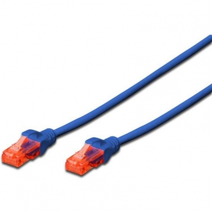 Digitus Cable de Red UTP Cat 6 0,25m Azul