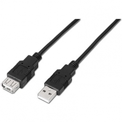 Nanocable Cable Prolongador USB 2.0 Tipo A Macho/Hembra 1m