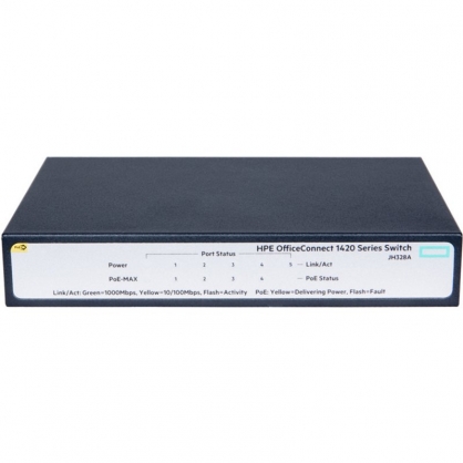 Aruba OfficeConnect 1420 Switch No Gestionable 5 Puertos Gigabit PoE+ 32W