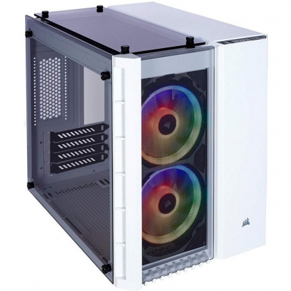 Corsair Crystal Series 280X RGB USB 3.0 Cristal Templado Blanco