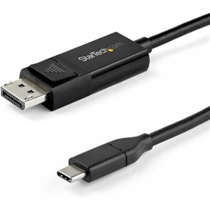 StarTech Cable USB-C a DisplayPort 1.4 Bidireccional 1m Negro