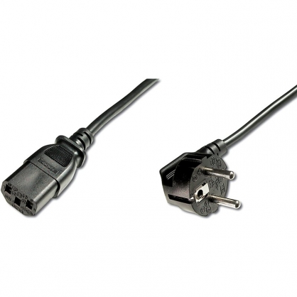 Digitus Cable de Alimentacin Schuko/C13 75cm Negro