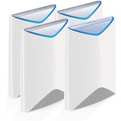 Netgear Orbi Pro AC3000 Sistema WiFi Mesh Tribanda Router + 3 Repetidores