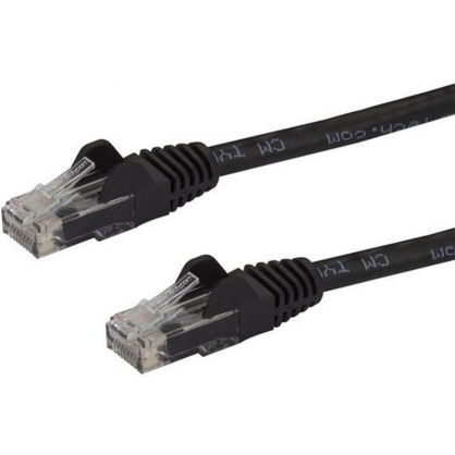 Startech Cable de Red Ethernet sin Enganches Cat 6 50cm Negro