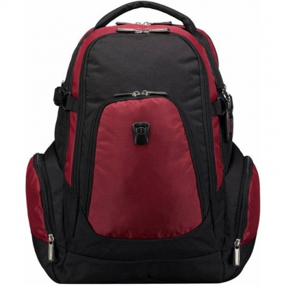 Totto Plino Mochila para Porttil hasta 15" Negro/Rojo