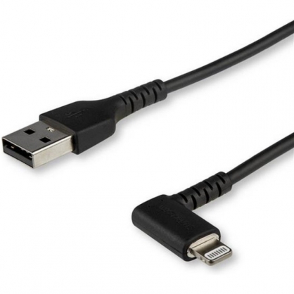 Startech Cable Lightning a USB en ngulo Acodado 1m Negro