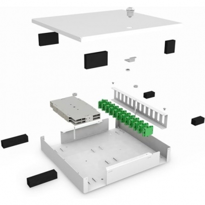 Digitus Unibox de Fibra ptica para Montaje en Pared Compact