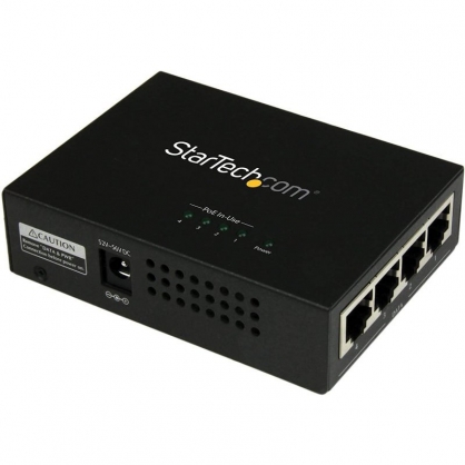 StarTech POEINJ4G Inyector PoE 4 x RJ45