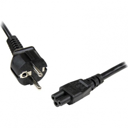 StarTech Cable Schuko CEE7 a C5 Trebol 3 Clavijas 1m