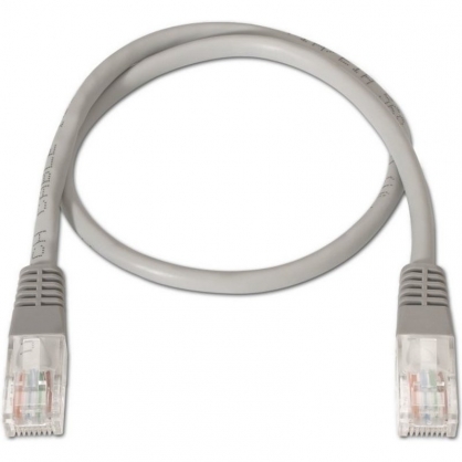 Aisens Cable de Red RJ45 UTP AWG24 Cat.6 Libre de Halgenos 5m Gris