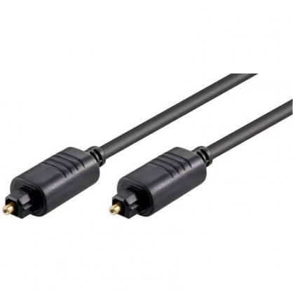 Goobay Cable de Audio ptico Toslink Macho/Macho 2m Negro