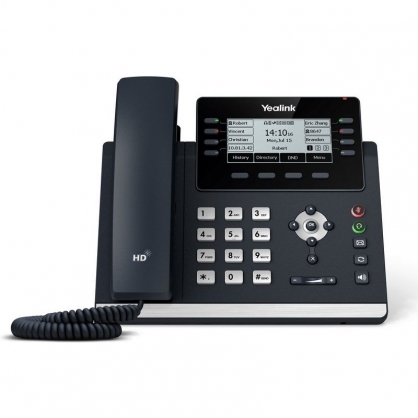 Yealink SIP T-43U Telfono IP Negro