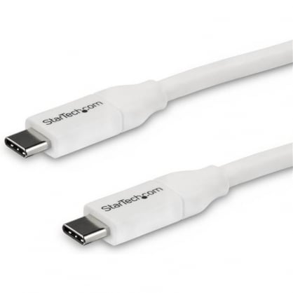 StarTech Cable USB-C con PD 5A 4m Blanco