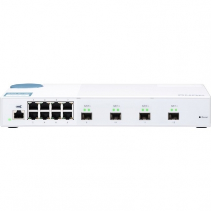 Qnap QSW-M408S Switch Gestionado 8 Puertos RJ45 Gigabit + 4 Puertos SFP+