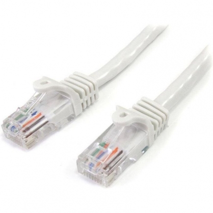 StarTech Cable de Red Cat5e Ethernet Snagless Blanco 5m