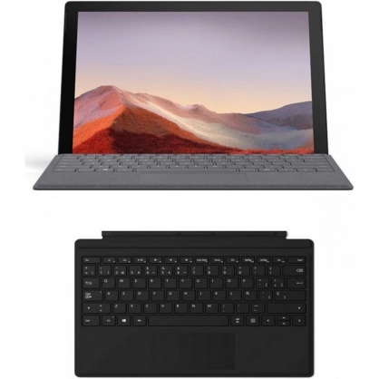 Microsoft Surface Pro 7 Intel Core i3-1005G1 / 4GB / 128GB SSD / 12.3 & quot; Platinum + Surface Pro Cover Black