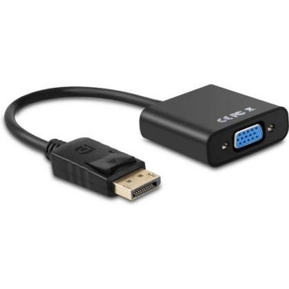 Aisens Adaptador DisplayPort a SVGA Macho/Hembra 15cm Negro