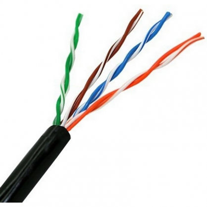 Aisens Bobina de Cable de Red RJ45 Cat5e UTP 305m Negro