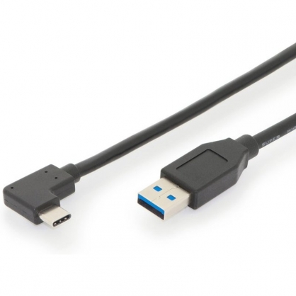 Digitus Cable USB-C a USB-A Macho/Macho 1m Negro