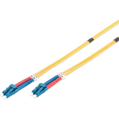 Digitus Cable de Conexin de Fibra ptica Dplex LC 2m Amarillo