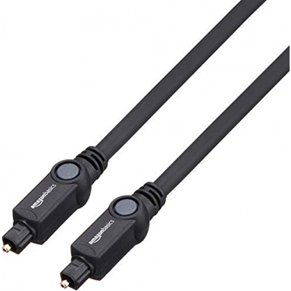 Amazon Basics - Cable ptico de audio digital Toslink (1 m)