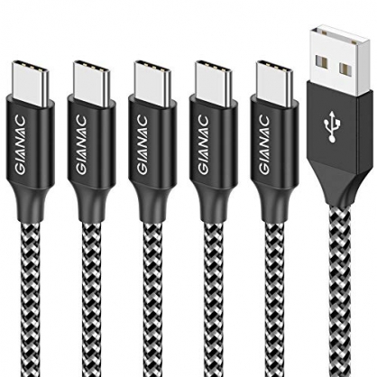 Cable USB Tipo C, [2Pack 3M] 3.1A Cargador Tipo C Nylon Trenzado Carga  Rápida y Sincronización Cable USB C para Samsung S10/S9/S8/Note 10/Note 9,  Huawei P30/P20/Mate 20,Xperia XZ : : Informática