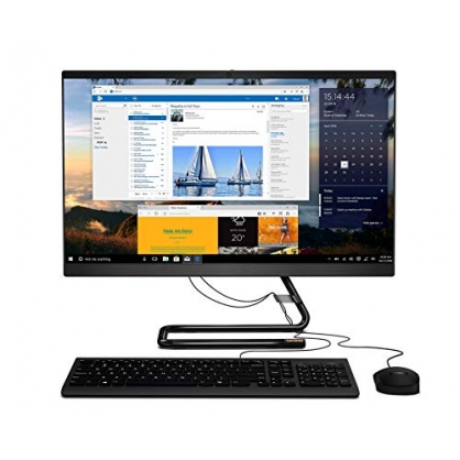 Lenovo IdeaCentre AIO 3 - Ordenador de Sobremesa Todo en uno (Pantalla de 23.8' FullHD,Procesador AMD Ryzen 5 4500U,512GB SSD,RAM 8 GB,Sin Sistema Operativo) Ratn y Teclado QWERTY Espaol USB, Negro