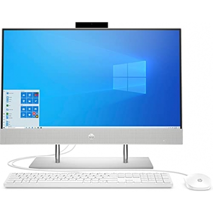 HP 24-DP1002ng - Ordenador Todo en uno (23,8 Pulgadas/Full HD) (Intel Core i7-1165G7, 8 GB DDR4 RAM, 1 TB SSD, Intel Graphic, Windows 10, QWERTZ), Color Plateado