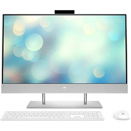 HP Computers All-in-One 27-dp1002ns - Ordenador de sobremesa 27' Full HD (AMD Ryzen 7-4700U, 16 GB RAM, 1TB SSD, Grfica AMD Radeon, sin sistema operativo ) color plata