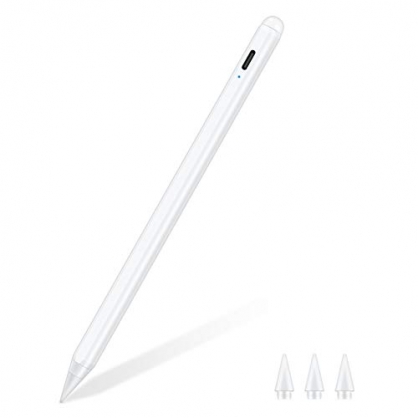 VEEAPE Stylus Pen para iPad, Palm Rejection, lpiz electrnico de Alta precisin con funcin de deteccin de inclinacin para iPad 6, iPad 7, iPad Mini 5, iPad Air 3, iPad Pro, Compatible Desde 2018