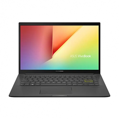 ASUS VivoBook 14 K413JA-EB573T - Ordenador porttil 14' FullHD (Intel Core i5-1035G1, 16GB RAM, 512GB SSD, UHD Graphics, Windows 10 Home) Negro Indie - Teclado QWERTY espaol