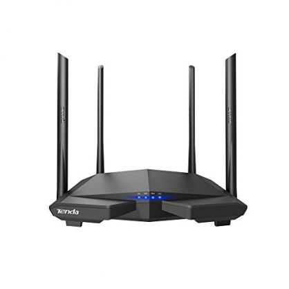 Tenda AC6 Router Inalmbrico Inteligente de Doble Banda (AC1200, 4 Puertos Megabit, WiFi Inteligente, Ahorro de Energa, 4x 5dBi HG Antenas)