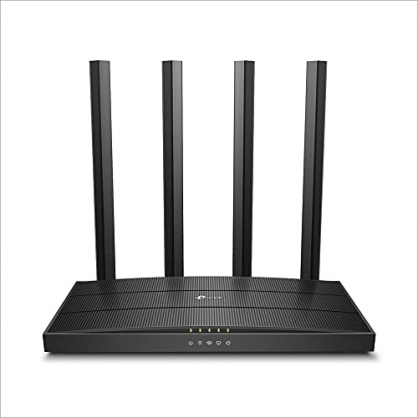 [New] TP-Link AC1900 - Router inalmbrico Doble Banda (2,4 GHz / 5 GHz),WiFi MU-MIMO, 4xGigabit LAN Ports /1xWAN Port, Tecnologa Beamforming, Smart Connect, Control Parental (Archer C80)